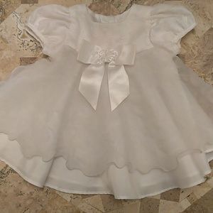 White baby dress